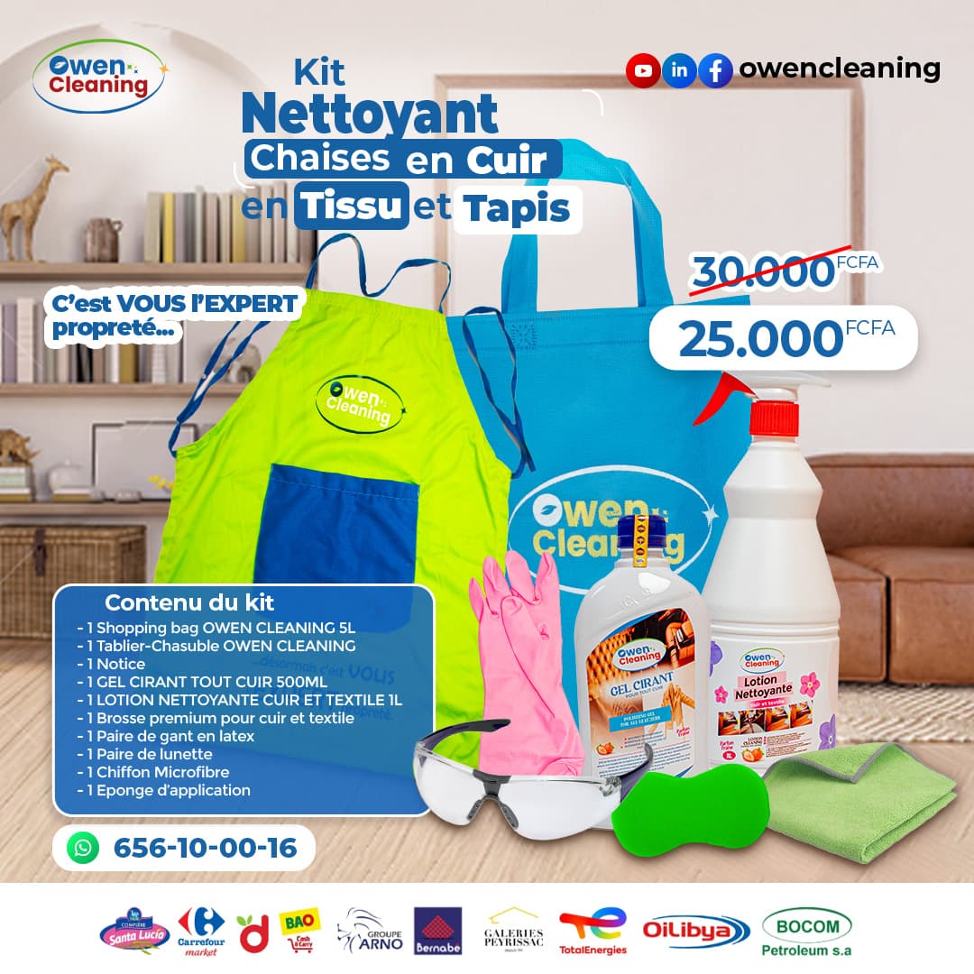 Kit Nettoyant Chaises et Tapis