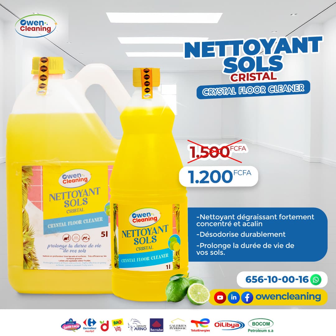 Nettoyant Sols Cristal