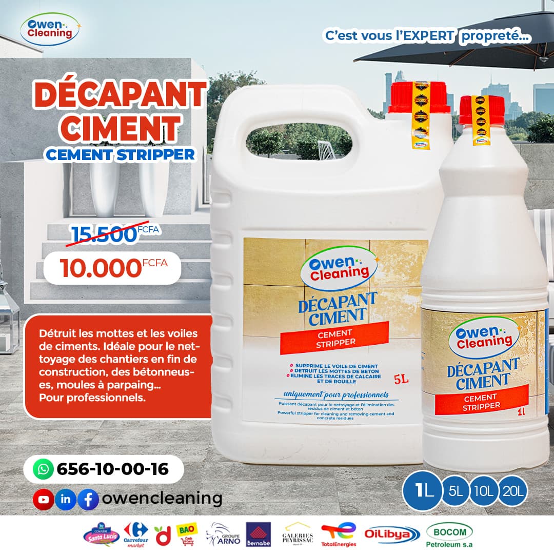 Décapant Ciment