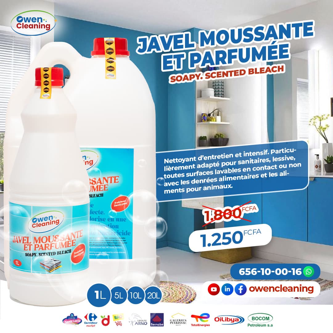 Javel Moussante et Parfumée